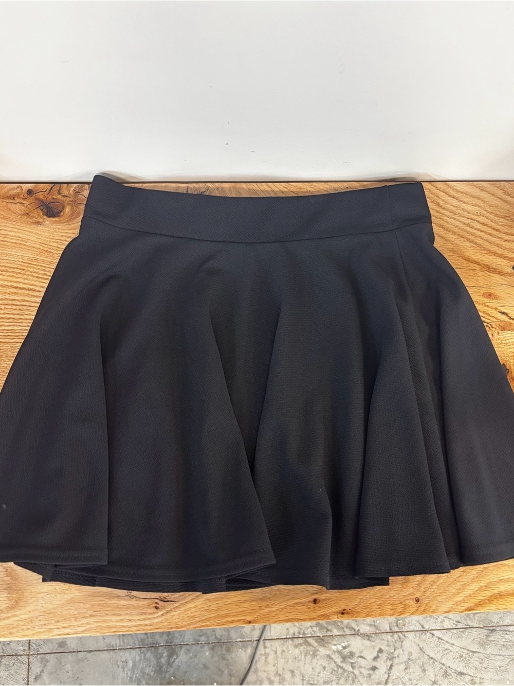 Classic Black Circle Skirt - Flared Women's Skater Skirt